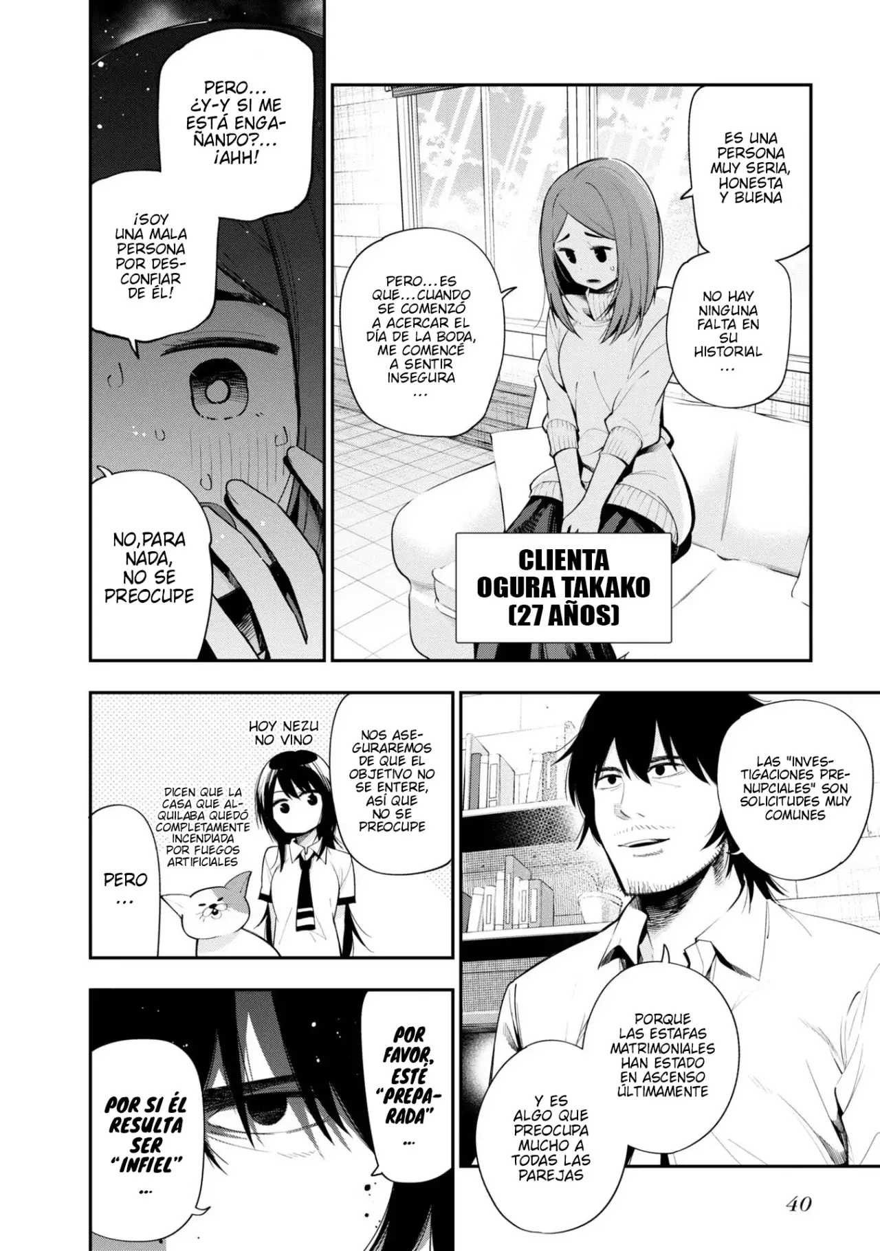 Mattaku Saikin no Tantei to Kitara Capitulo 51: Para investigaciones prenupciales, llame a la agencia de detectives Nagumo página 4