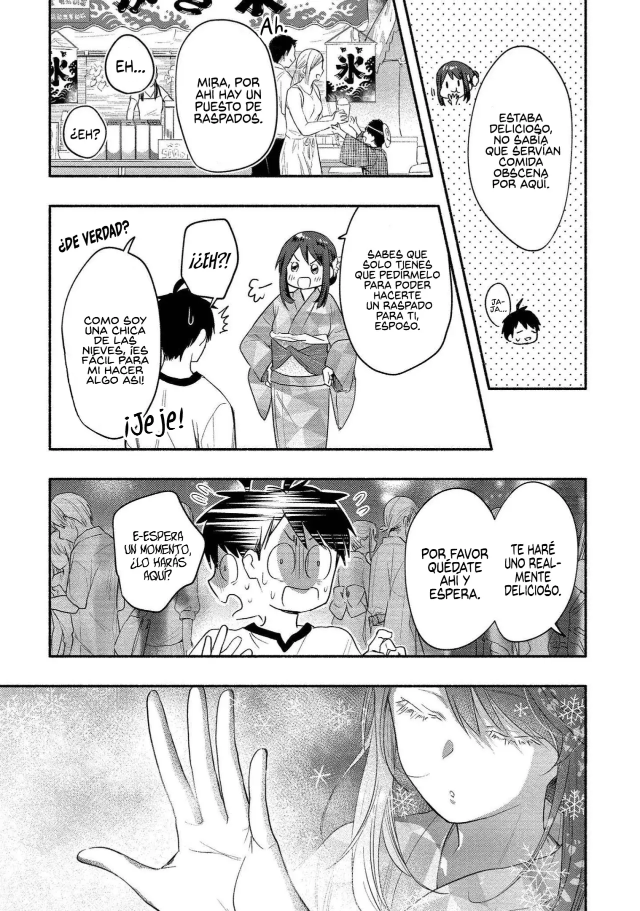 Yuki no Niiduma wa Boku to Tokeaitai Capitulo 13 página 12