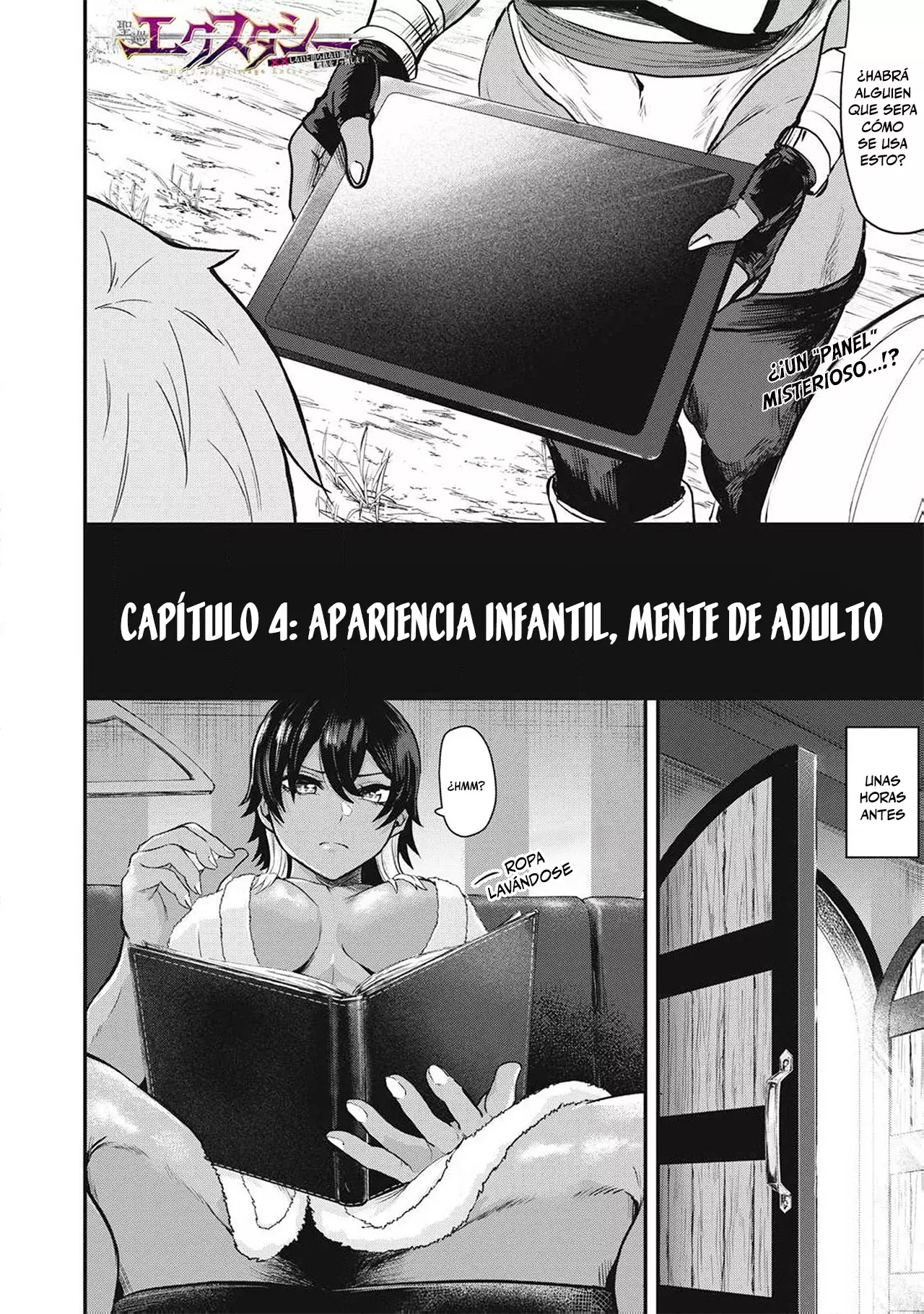 Éxtasis Sagrado: Derrotaré a la raza demoníaca en la habitación de la que no puedes salir sin hacerlo Capitulo 4: Apariencia infantil, mente de adulto página 2