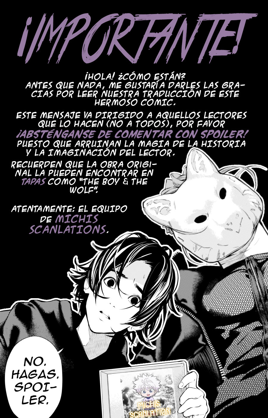 the boy and the wolf Capitulo 1.1: Especiales 1 y 2 página 17