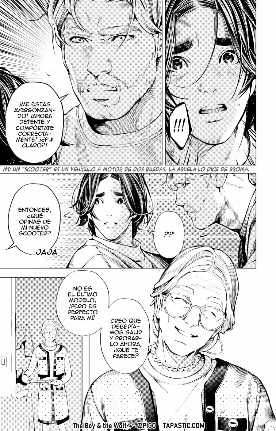 the boy and the wolf Capitulo 12.2 página 9