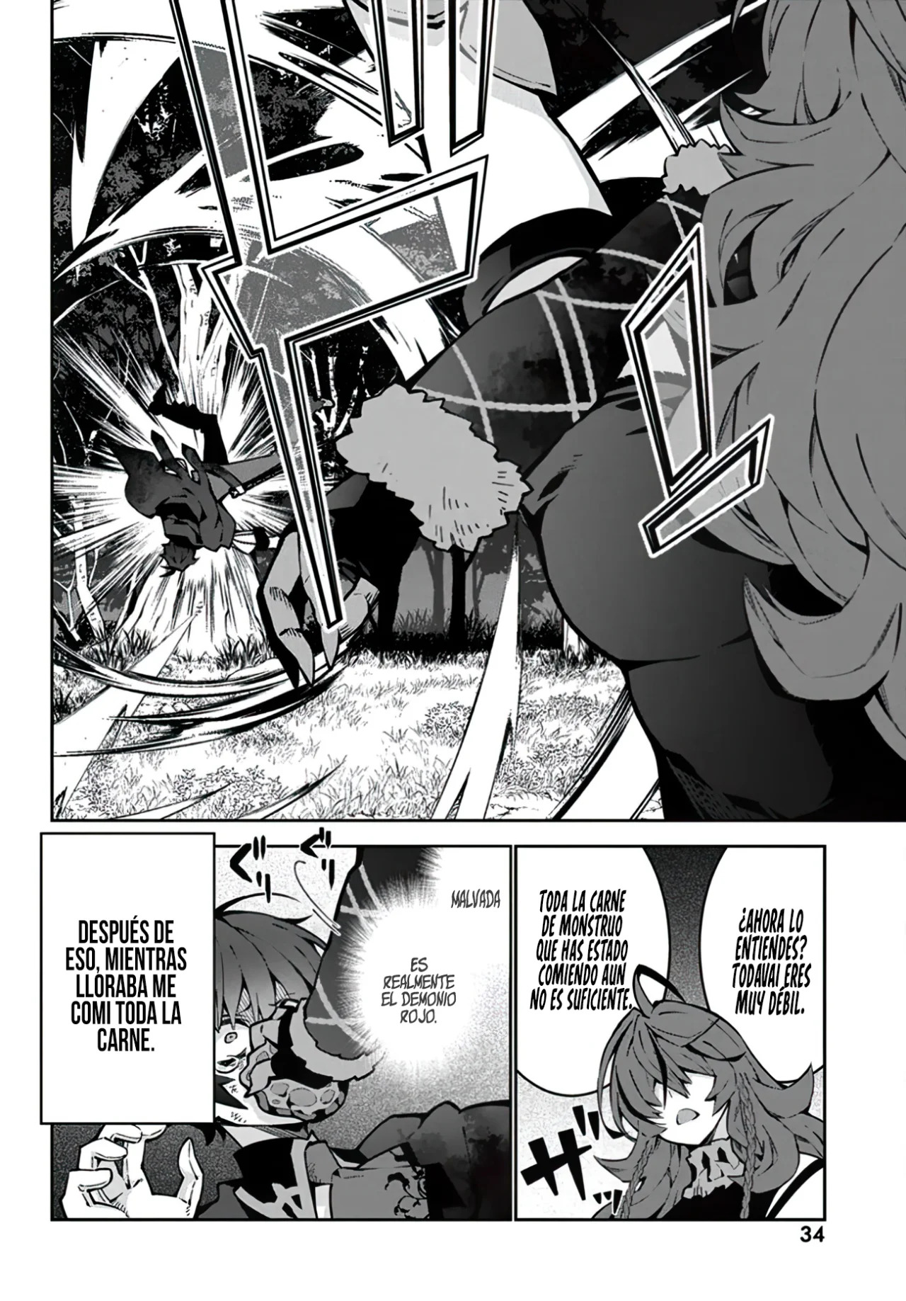 Monster no Niku o Kutteitara Oui ni Tsuita Ken Capitulo 1 página 32
