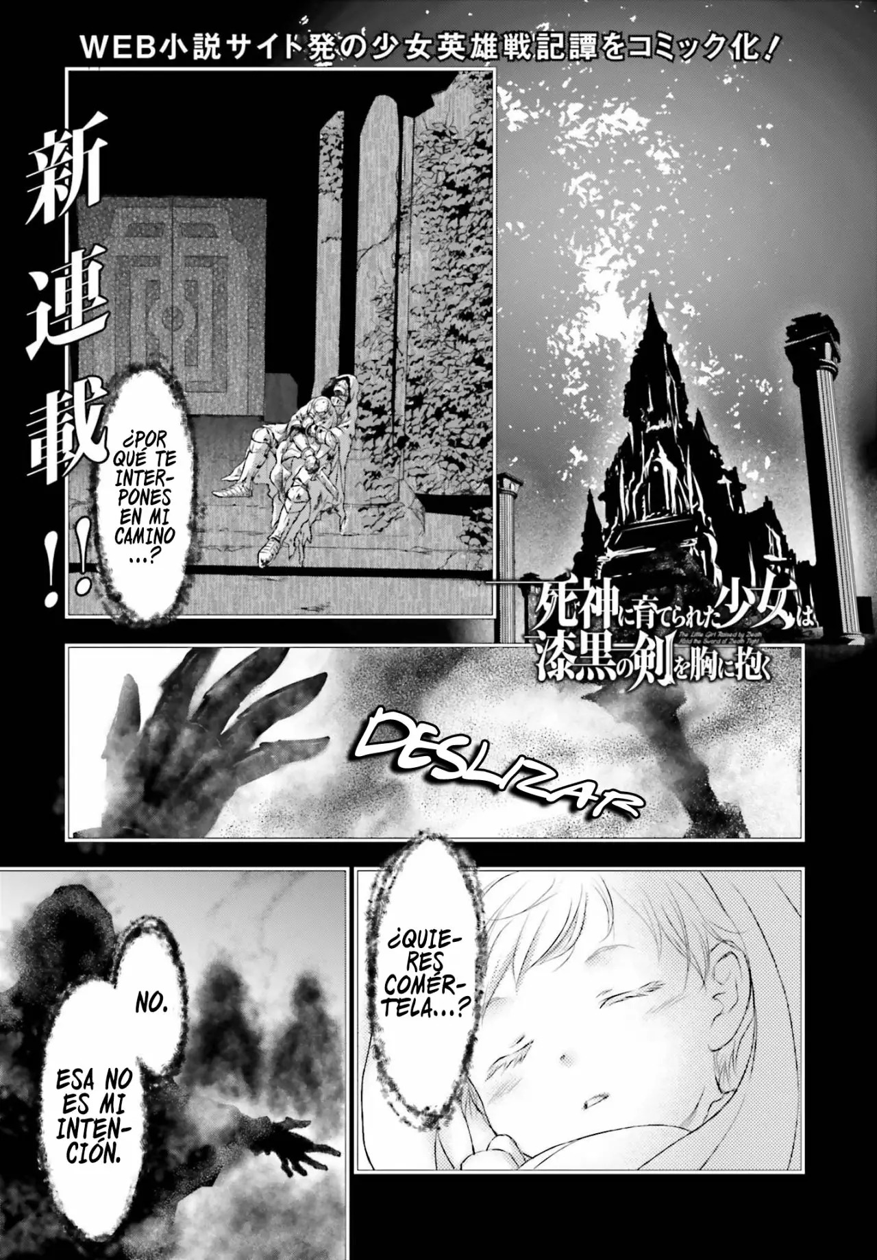 Shinigami ni Sodaterareta Shoujo Capitulo 1 página 2