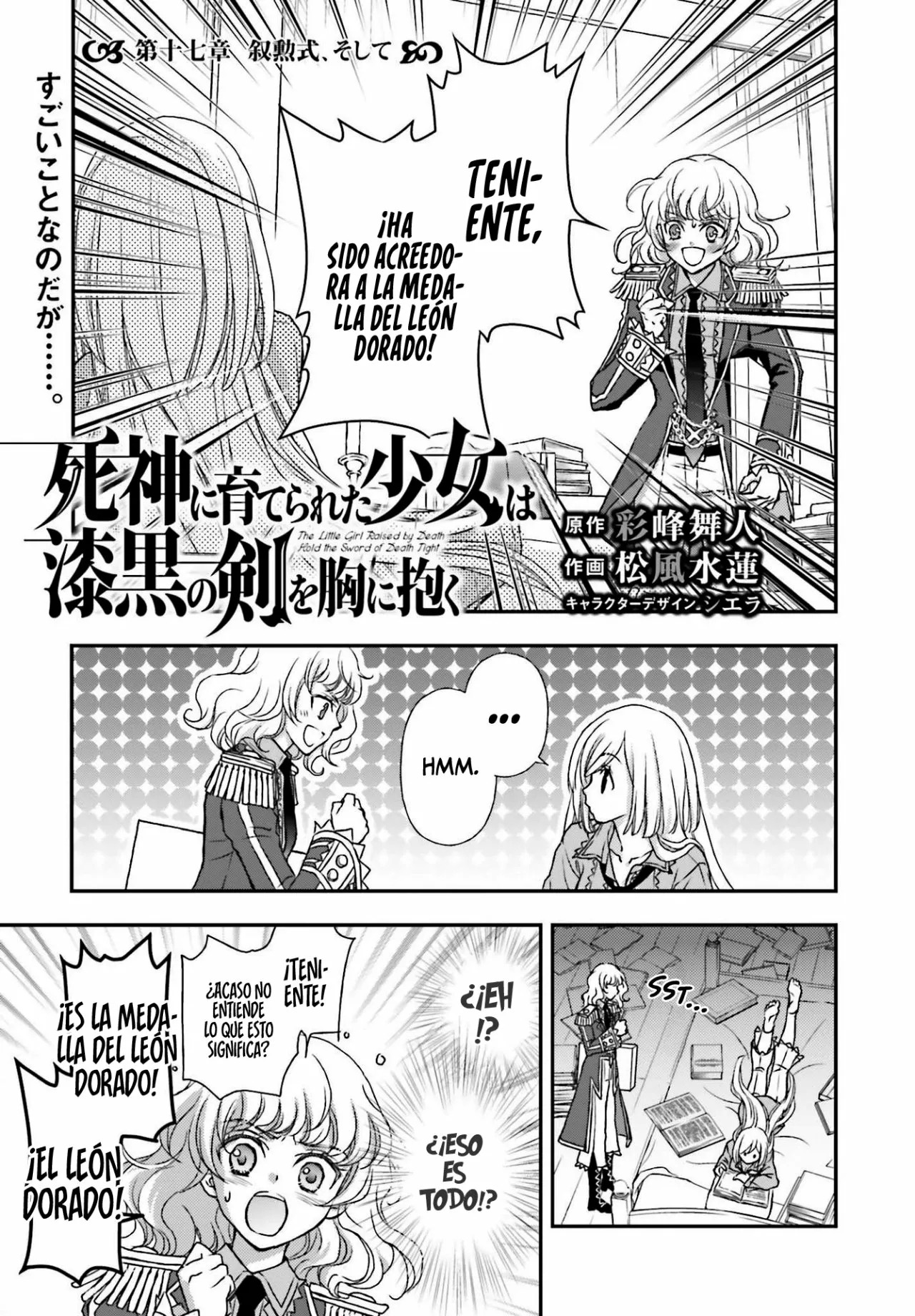 Shinigami ni Sodaterareta Shoujo Capitulo 17 página 3