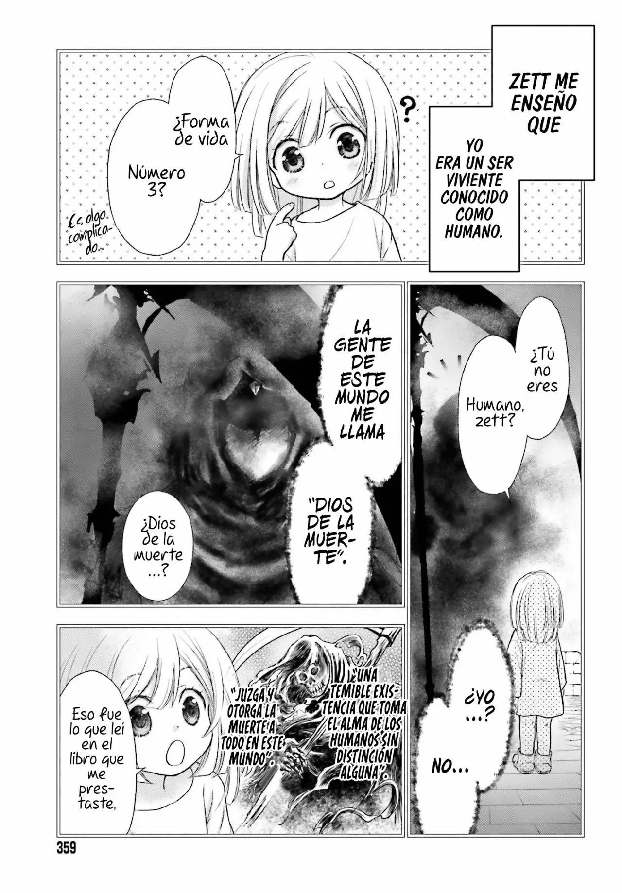 Shinigami ni Sodaterareta Shoujo Capitulo 2 página 3
