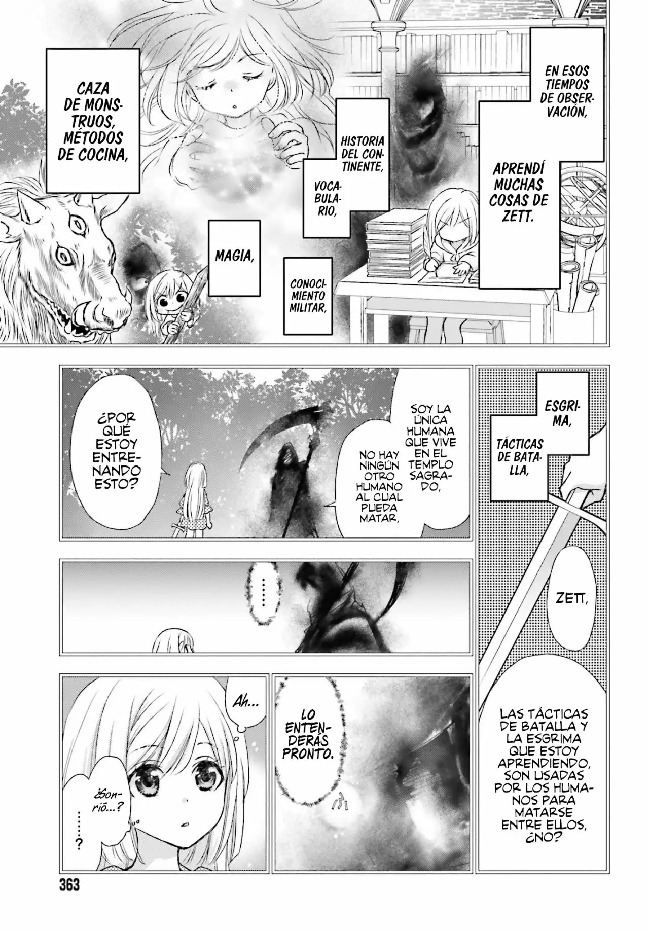 Shinigami ni Sodaterareta Shoujo Capitulo 2 página 7