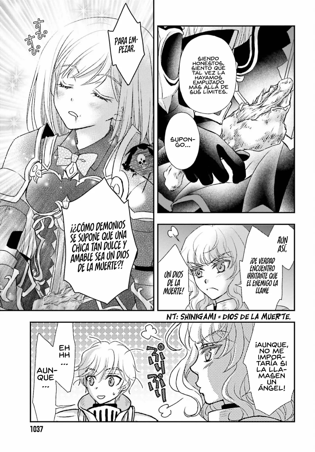 Shinigami ni Sodaterareta Shoujo Capitulo 34 página 12