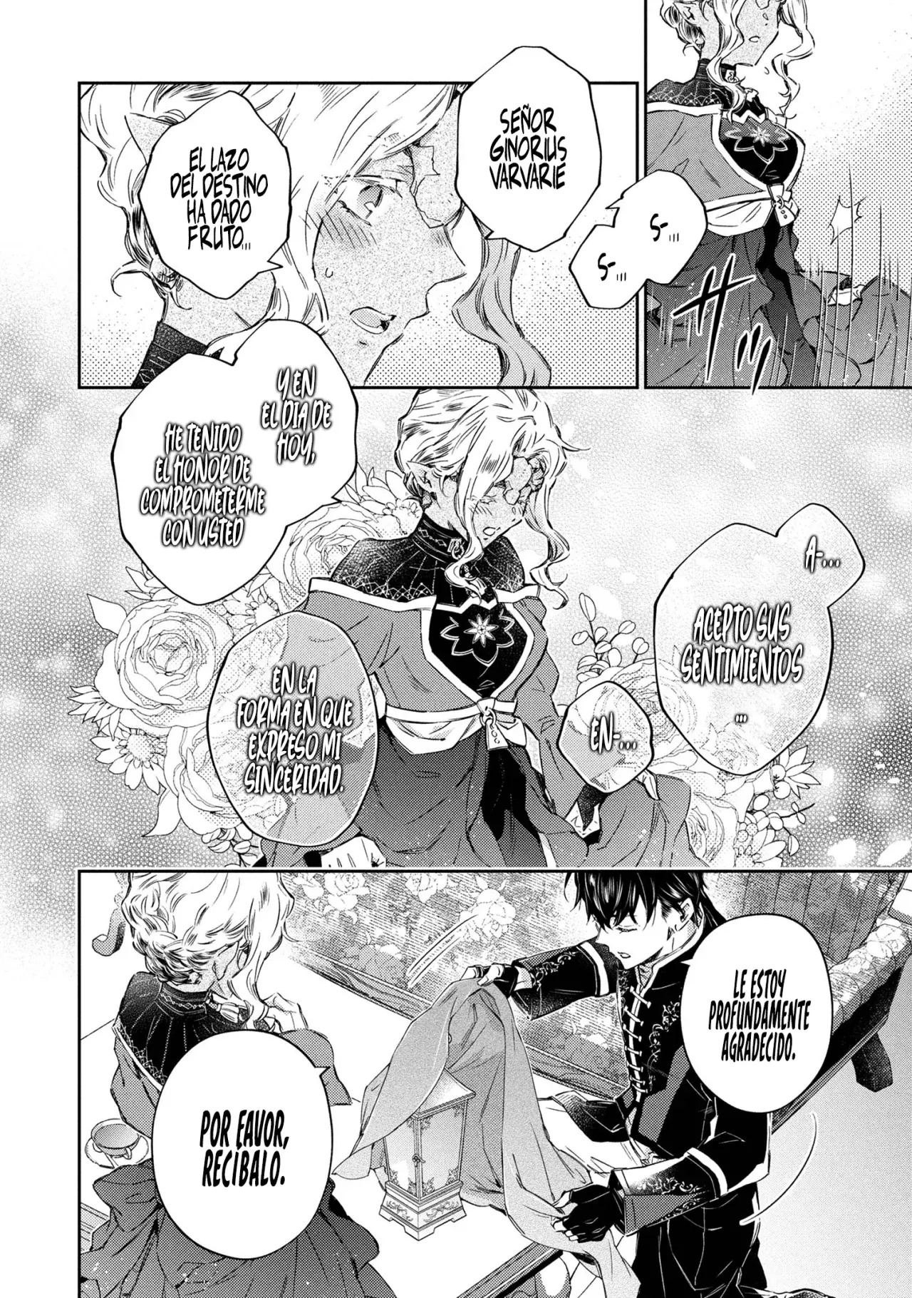 Goblin Reijou to Tensei Kizoku ga Shiawase ni Naru Made Capitulo 3.2: La Flor del Juramente (2da Parte) página 10