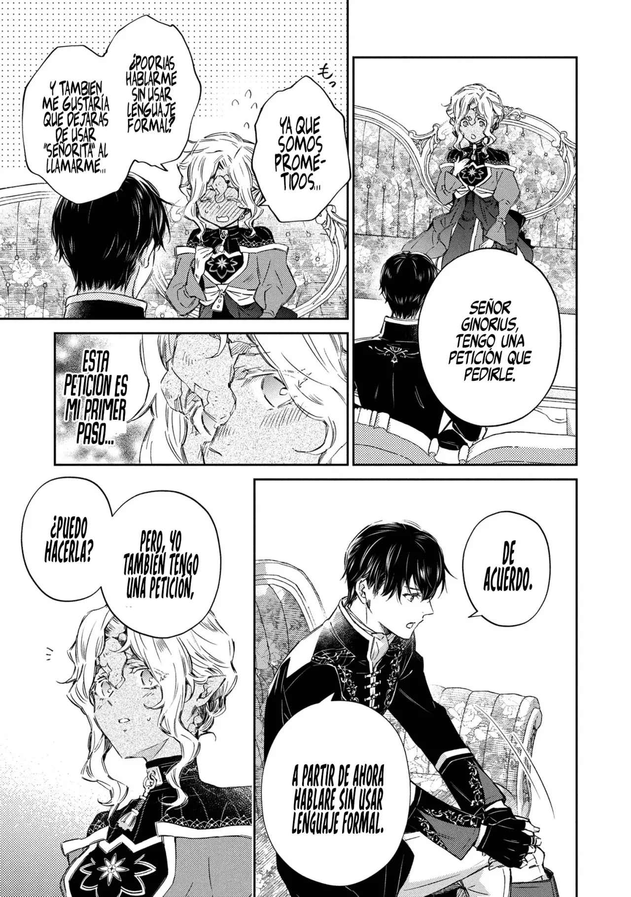 Goblin Reijou to Tensei Kizoku ga Shiawase ni Naru Made Capitulo 3.2: La Flor del Juramente (2da Parte) página 23