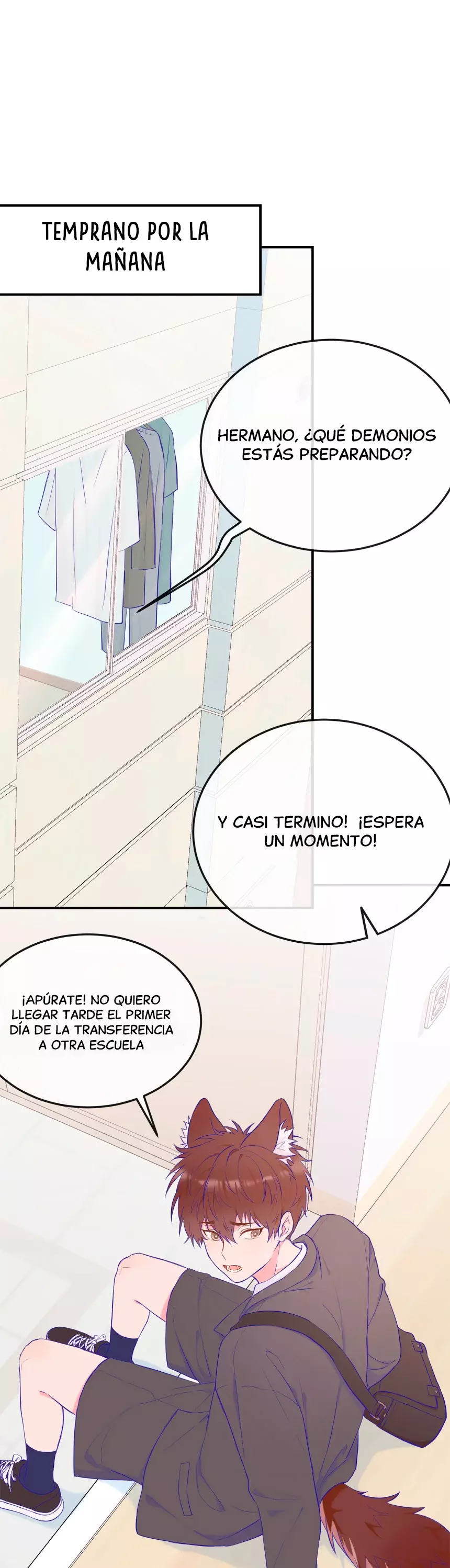 el cachorro mentiroso será devorado Capitulo 1 página 4