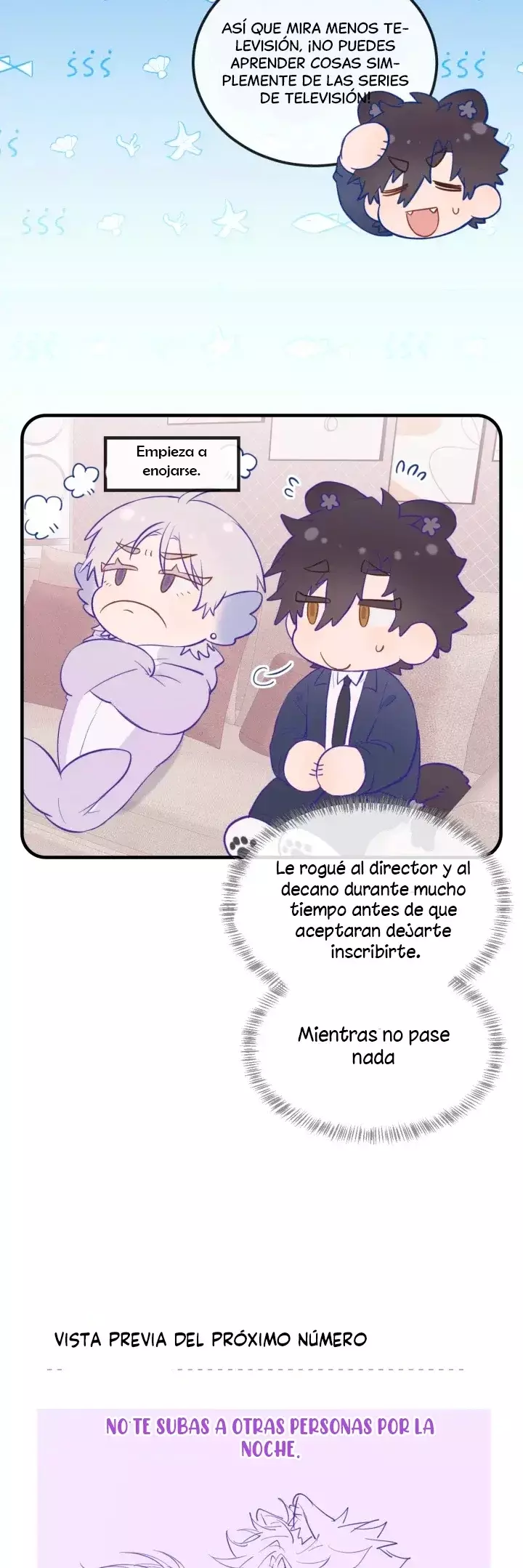 el cachorro mentiroso será devorado Capitulo 24: actividades del club página 28