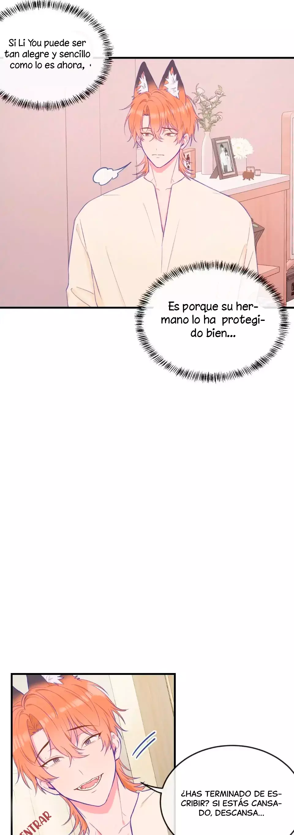 el cachorro mentiroso será devorado Capitulo 8: casi me atrapan página 18