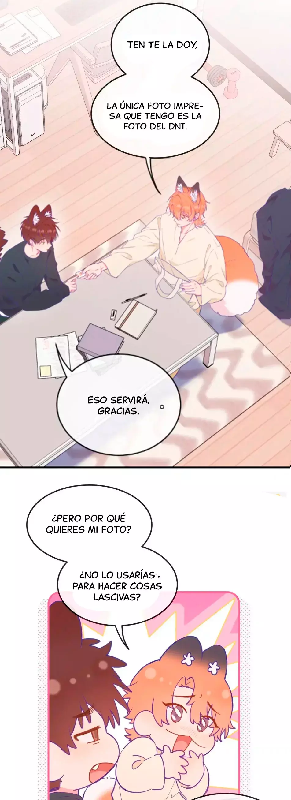 el cachorro mentiroso será devorado Capitulo 8: casi me atrapan página 5