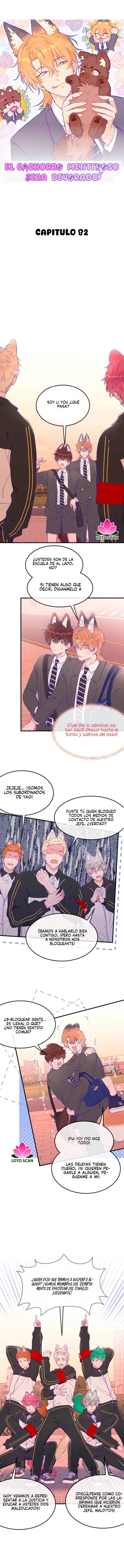 el cachorro mentiroso será devorado Capitulo 82 página 2