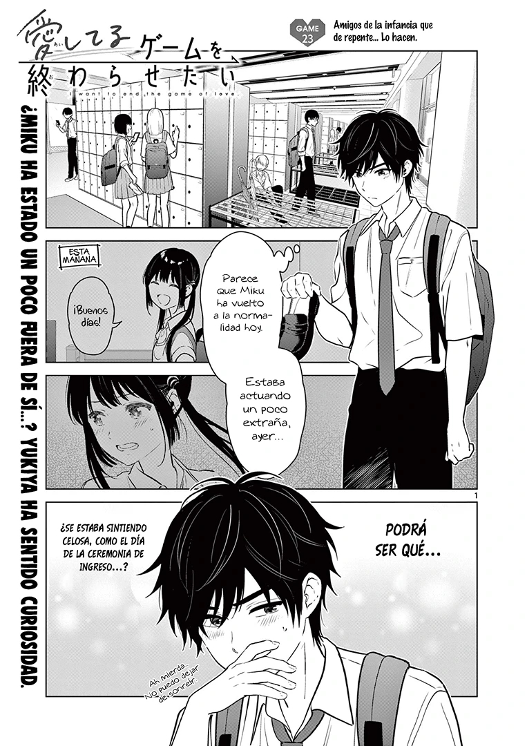 I Want to End the Game That I Love Capitulo 23 página 2