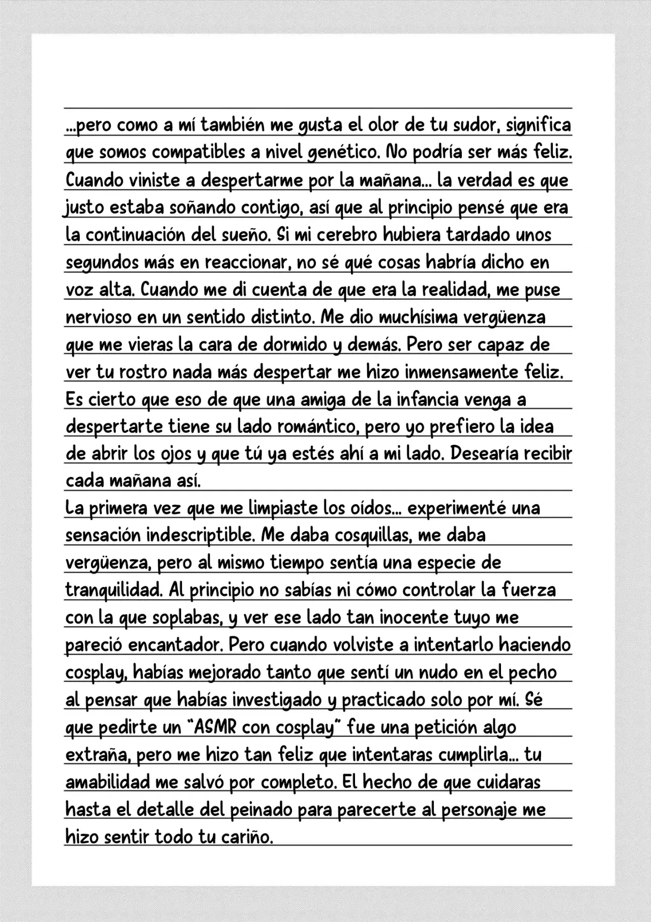 I Want to End the Game That I Love Capitulo 60.5: Carta página 14