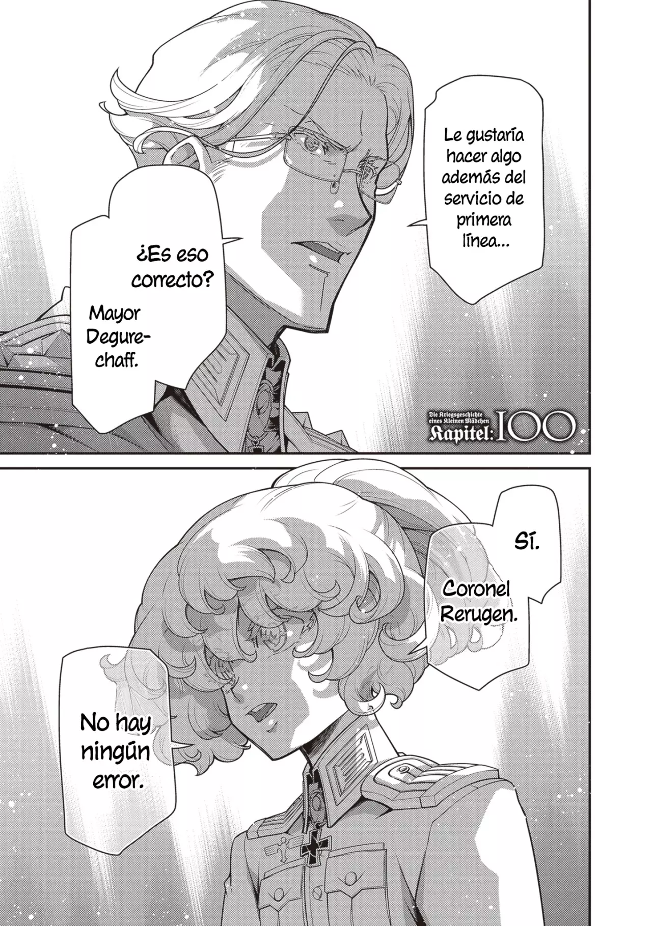 Youjo Senki Capitulo 100: Reorganización III página 2