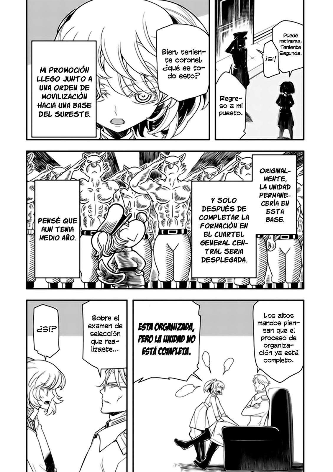 Youjo Senki Capitulo 11: El batallón primigenio II página 58