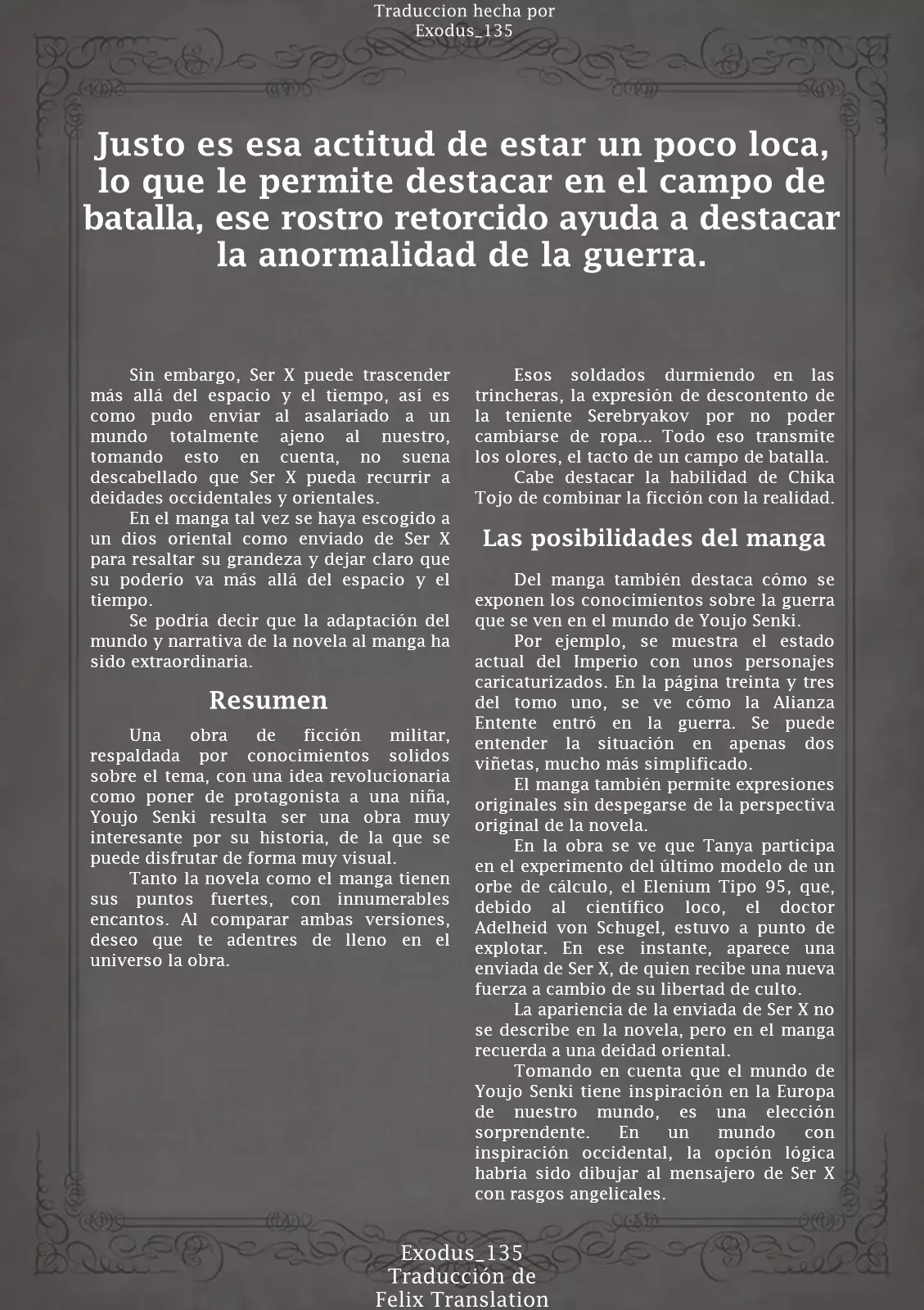Youjo Senki Capitulo 112: La Batalla de Dodobird VII página 35
