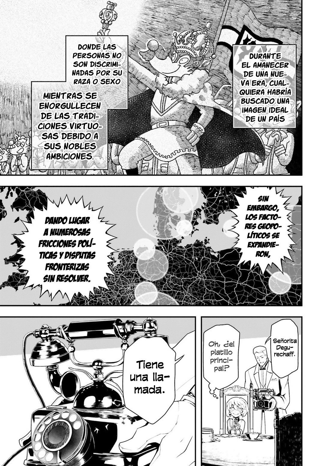 Youjo Senki Capitulo 23: El Demonio en la Costa de Norden I página 34
