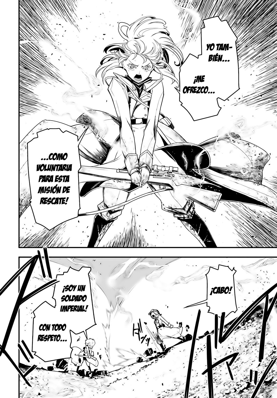 Youjo Senki Capitulo 3.2: La guardia del Rin I página 34
