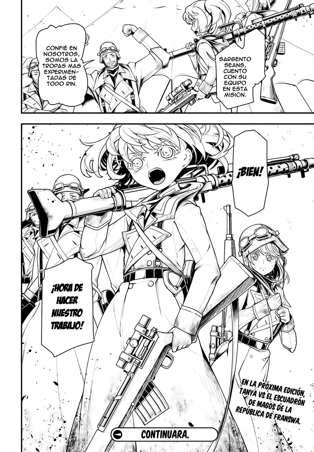 Youjo Senki Capitulo 3.2: La guardia del Rin I página 38