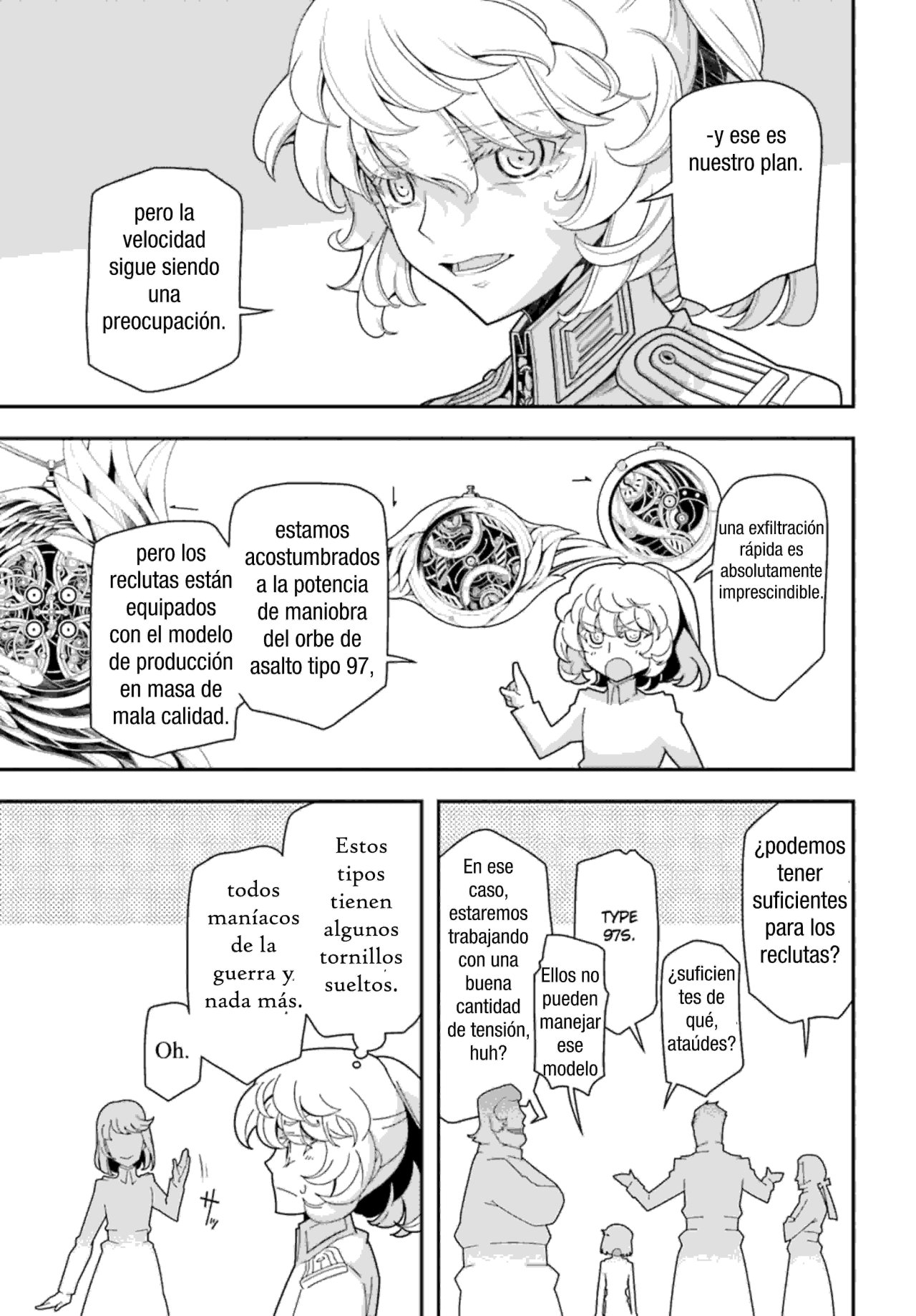 Youjo Senki Capitulo 31: El Demonio del Rin III página 34