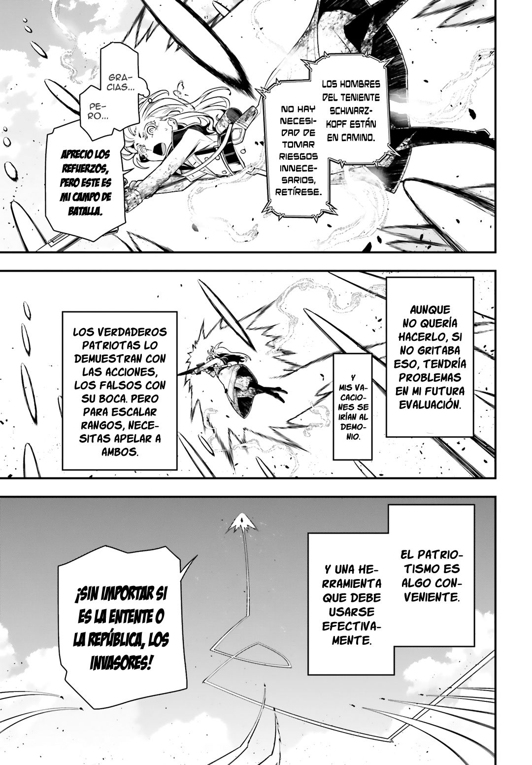 Youjo Senki Capitulo 4: La guardia del Rin II página 35
