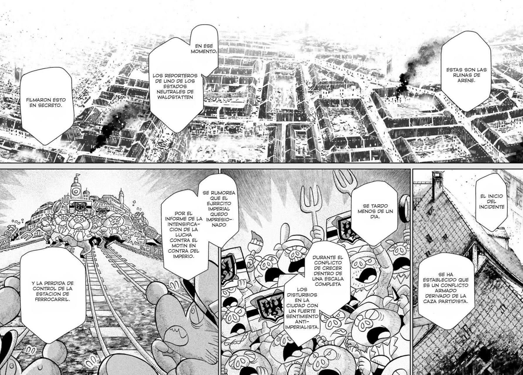 Youjo Senki Capitulo 40: Reporte de Andrew: La Masacre de Arene página 10