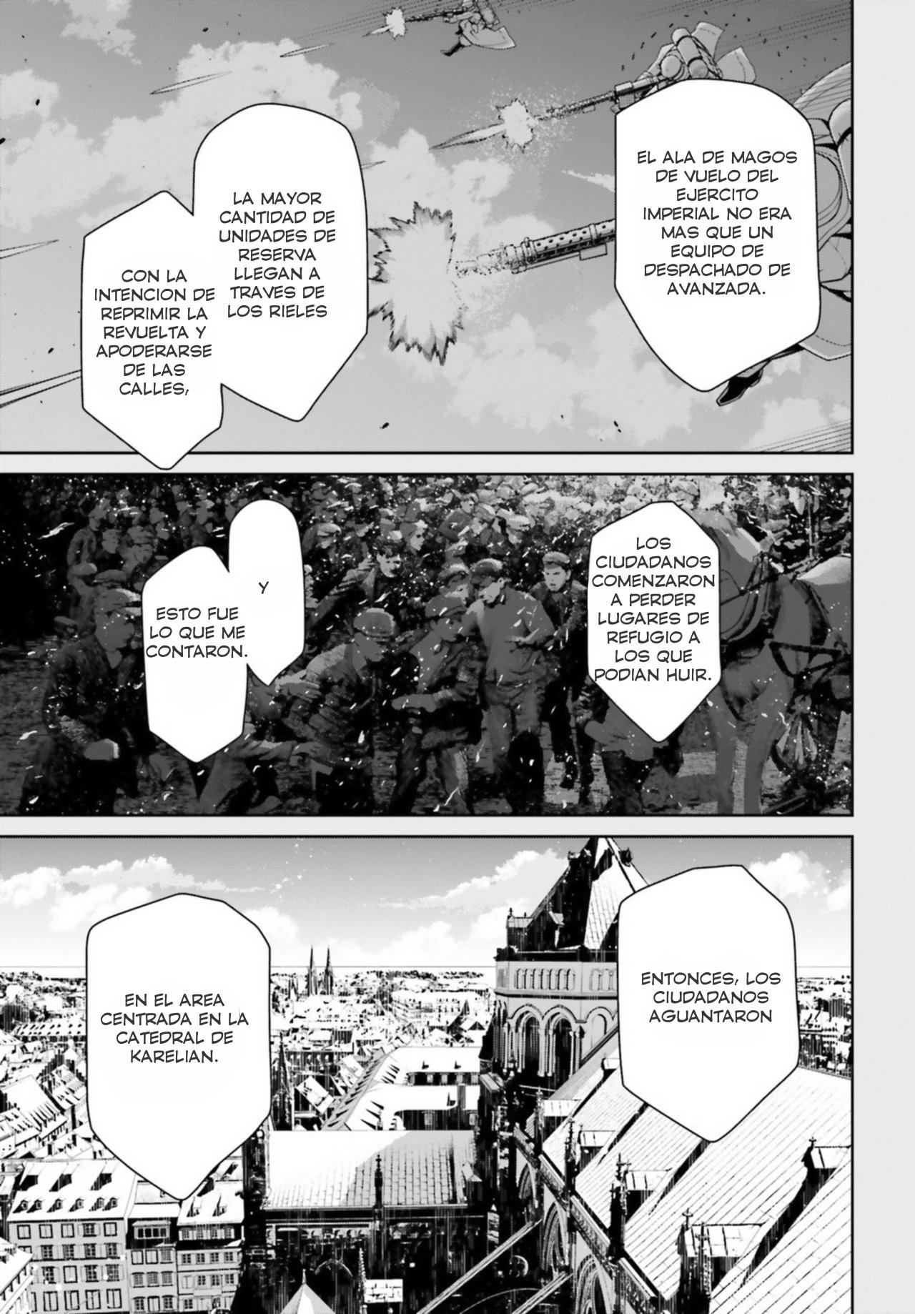 Youjo Senki Capitulo 40: Reporte de Andrew: La Masacre de Arene página 14