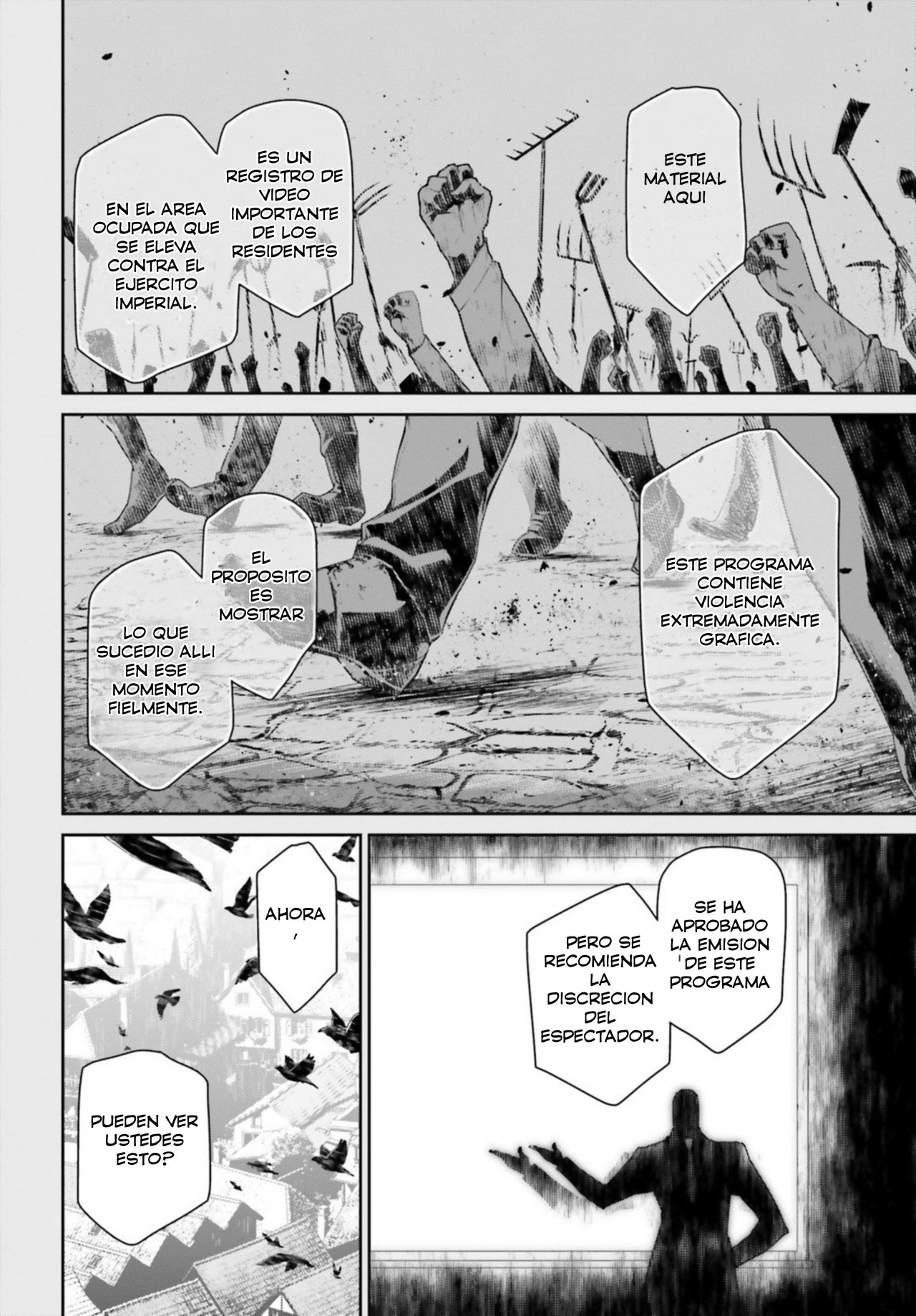 Youjo Senki Capitulo 40: Reporte de Andrew: La Masacre de Arene página 6