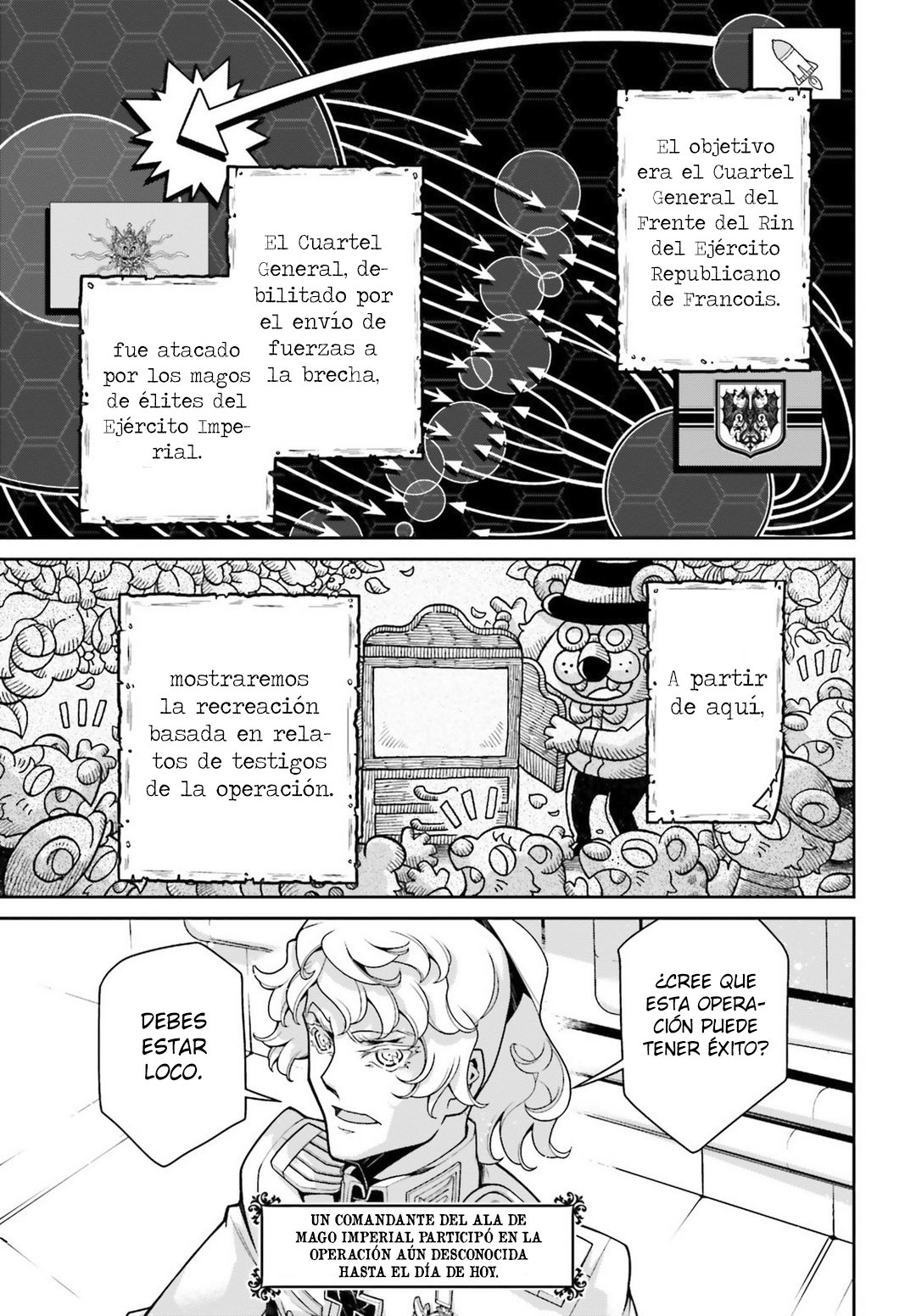 Youjo Senki Capitulo 47: Documentos de la Oficina de Archivos de Guerra del Reino Aliado página 8