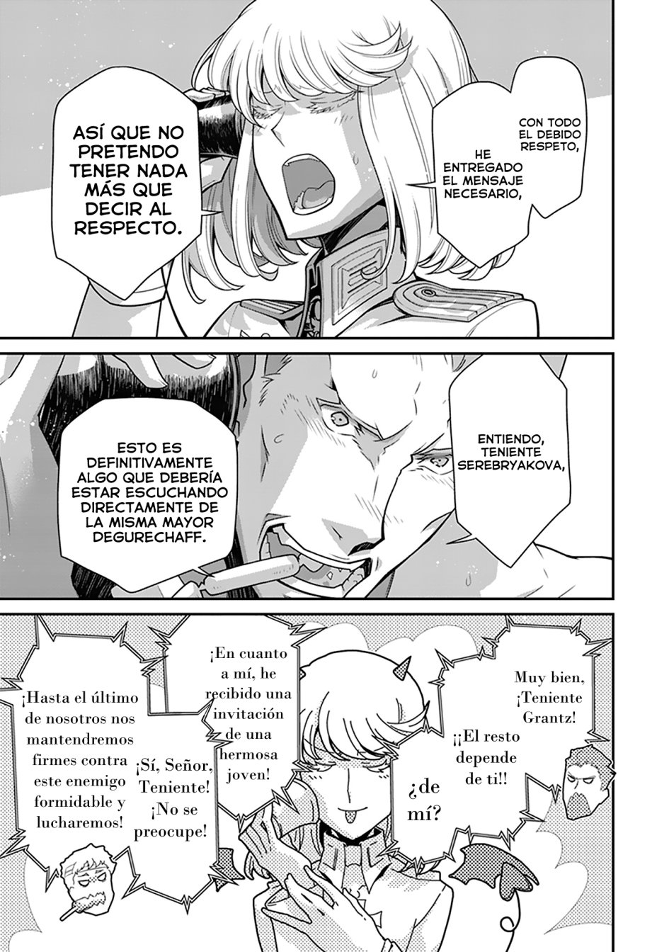 Youjo Senki Capitulo 57: Cómo usar la victoria I página 38