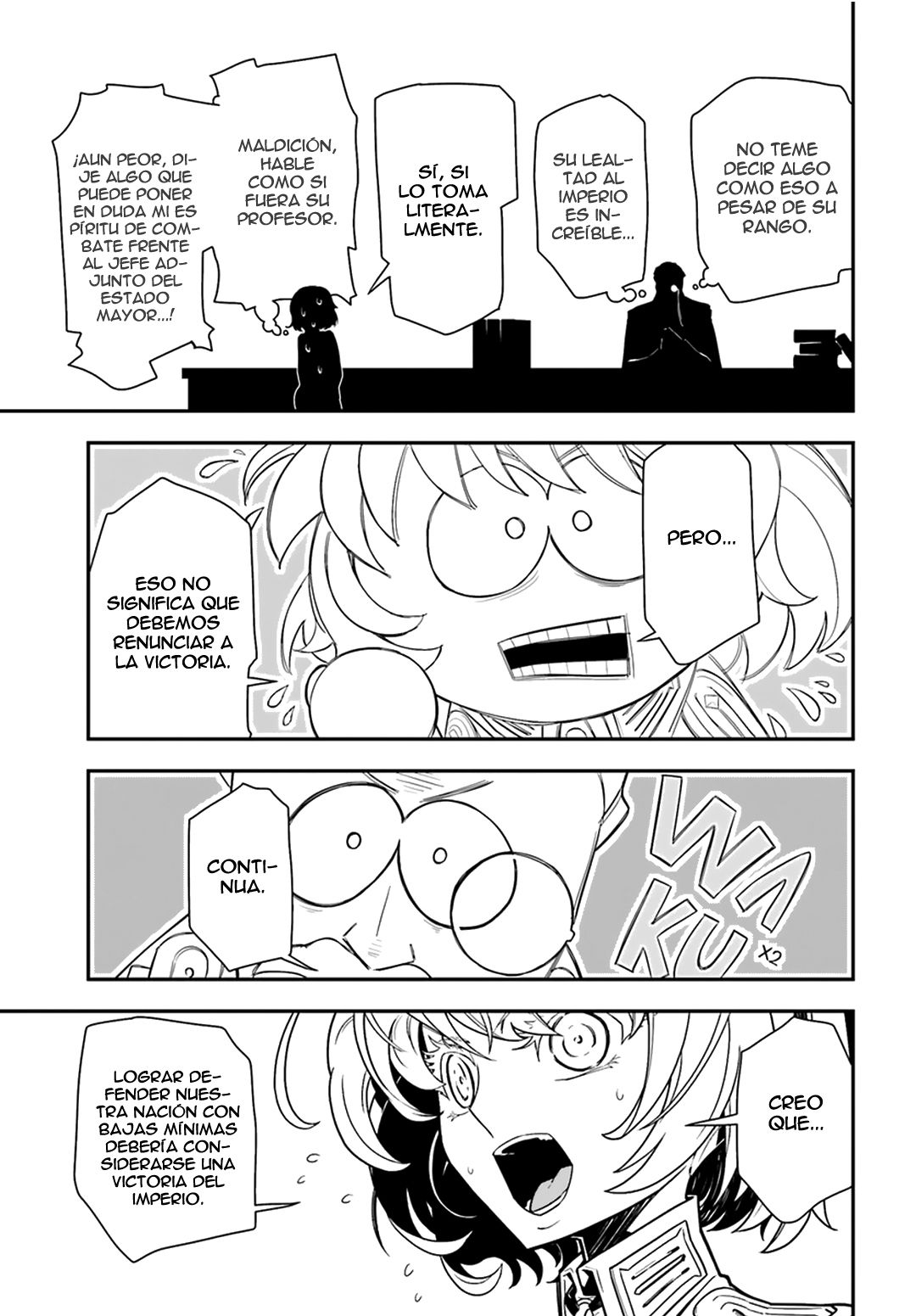 Youjo Senki Capitulo 6: Escuela Superior de Guerra I página 16