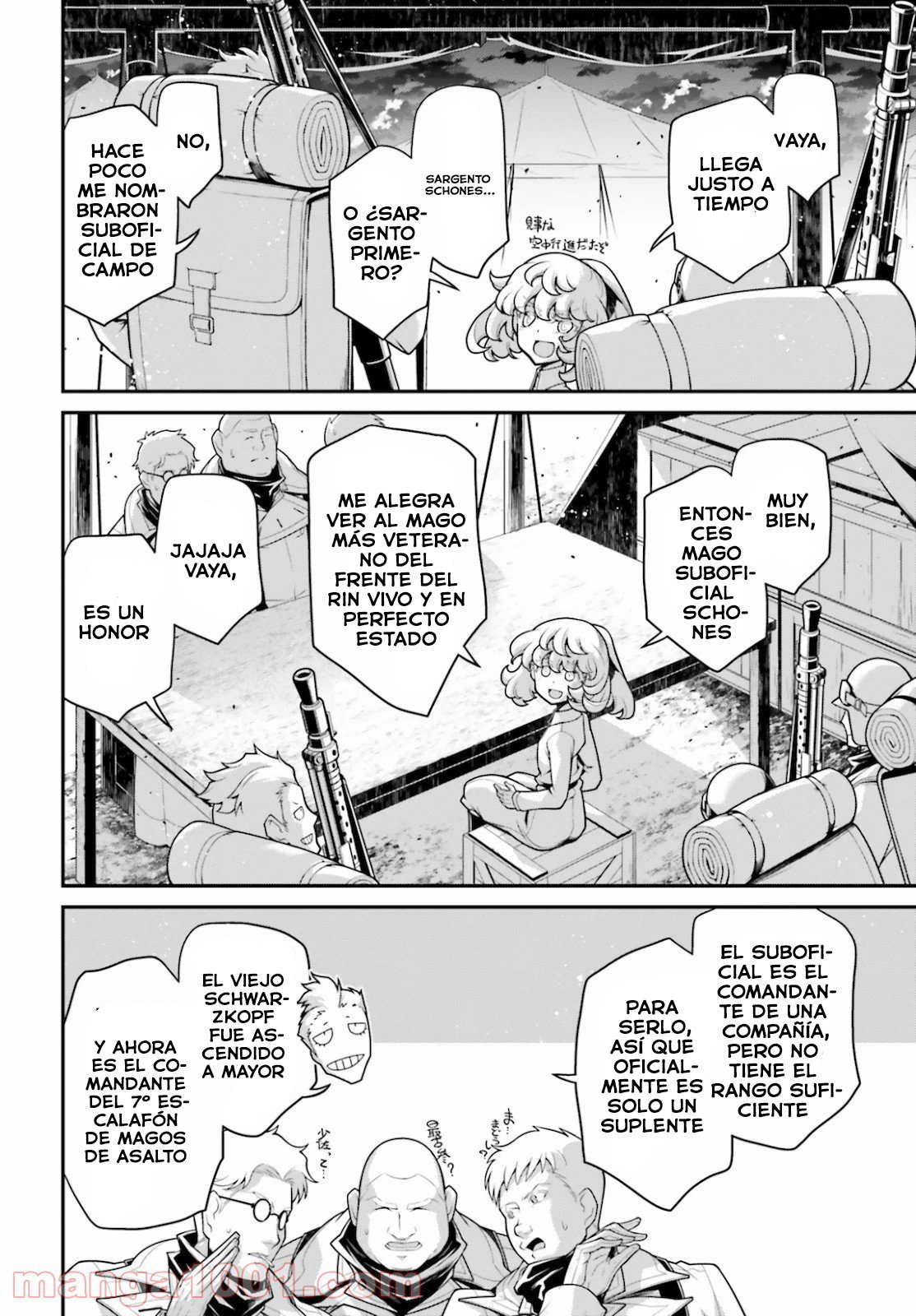 Youjo Senki Capitulo 60.2: Memorándum del frente del Rin I página 8