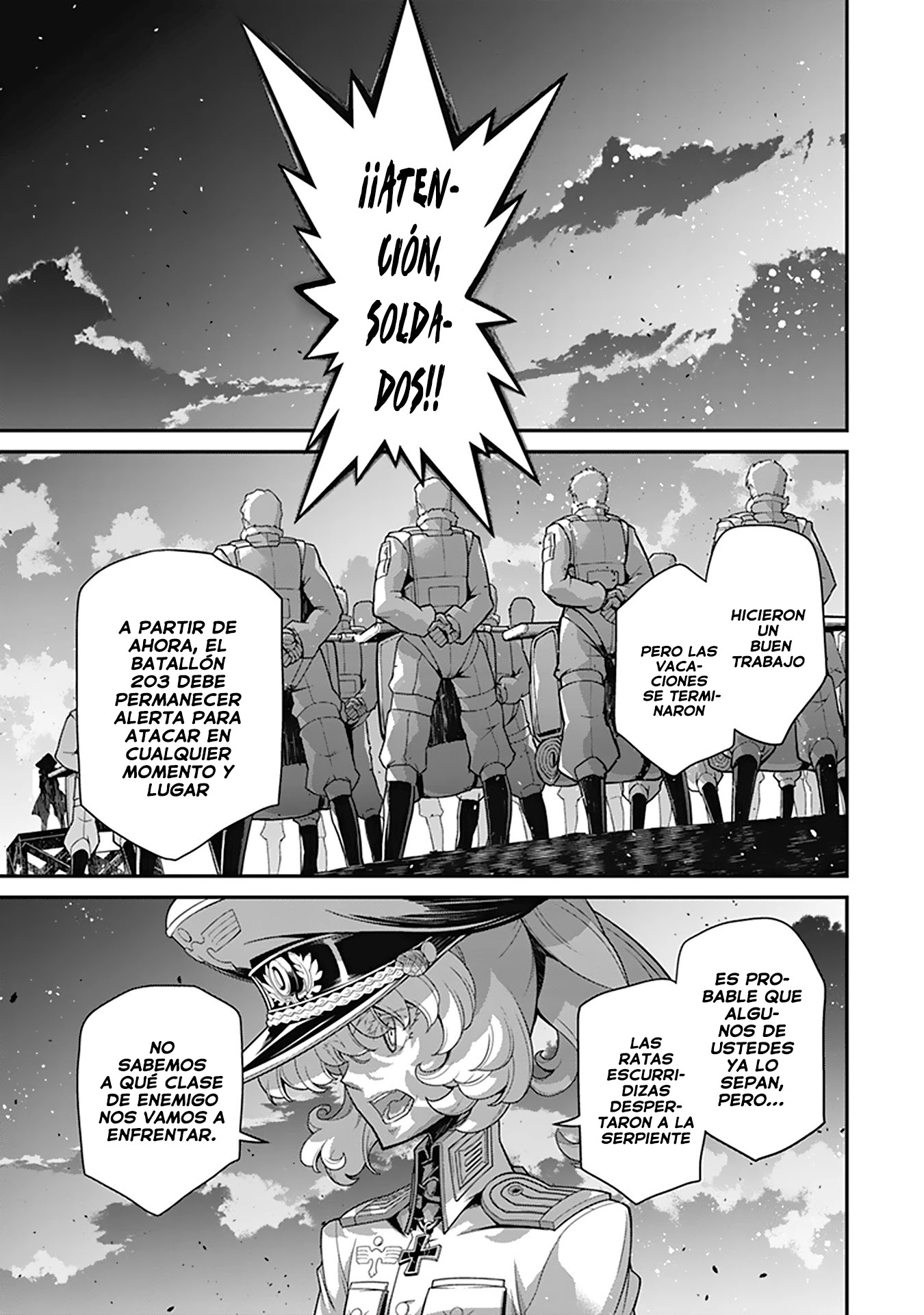 Youjo Senki Capitulo 60: Cómo usar la victoria IV página 55