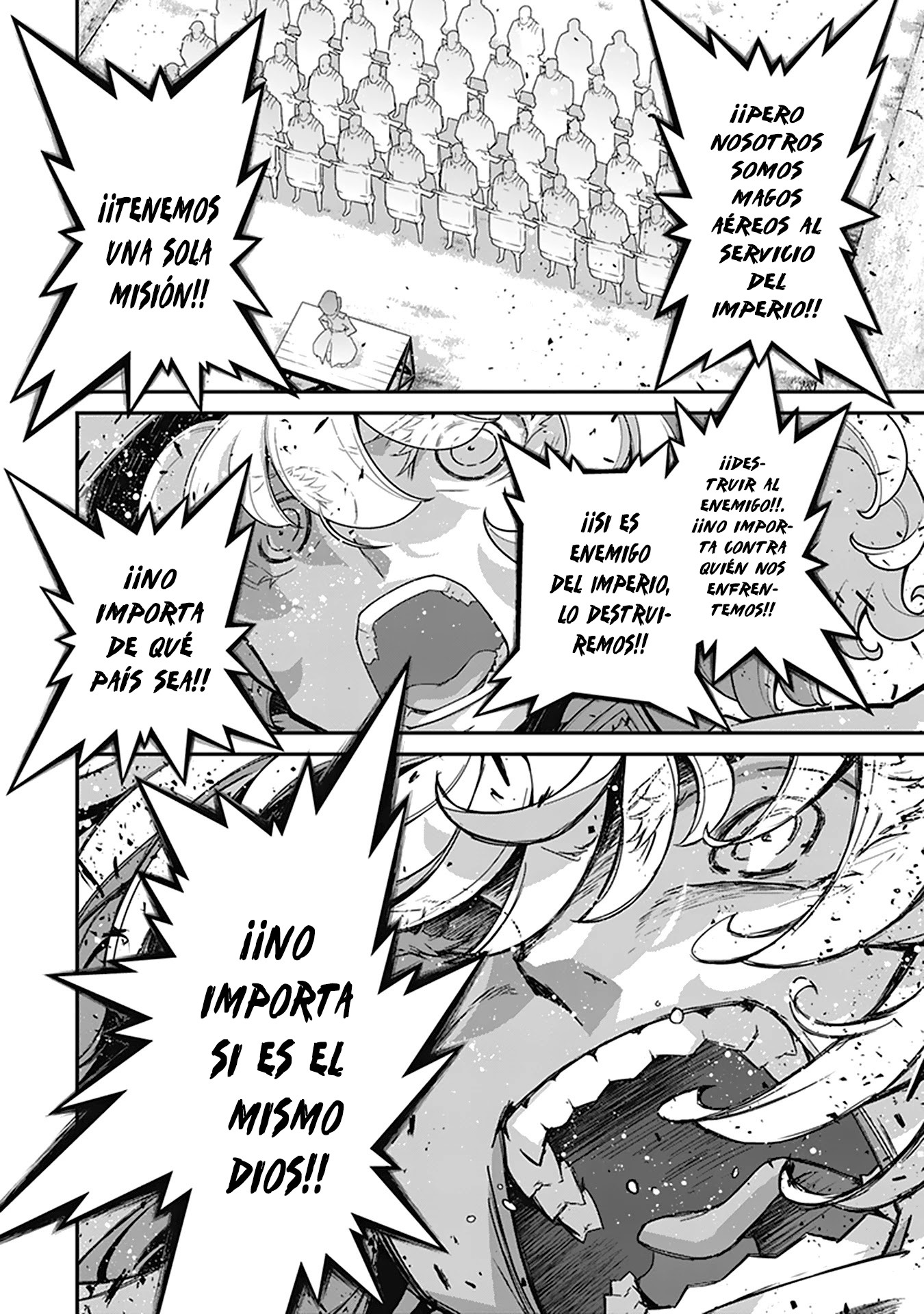 Youjo Senki Capitulo 60: Cómo usar la victoria IV página 56