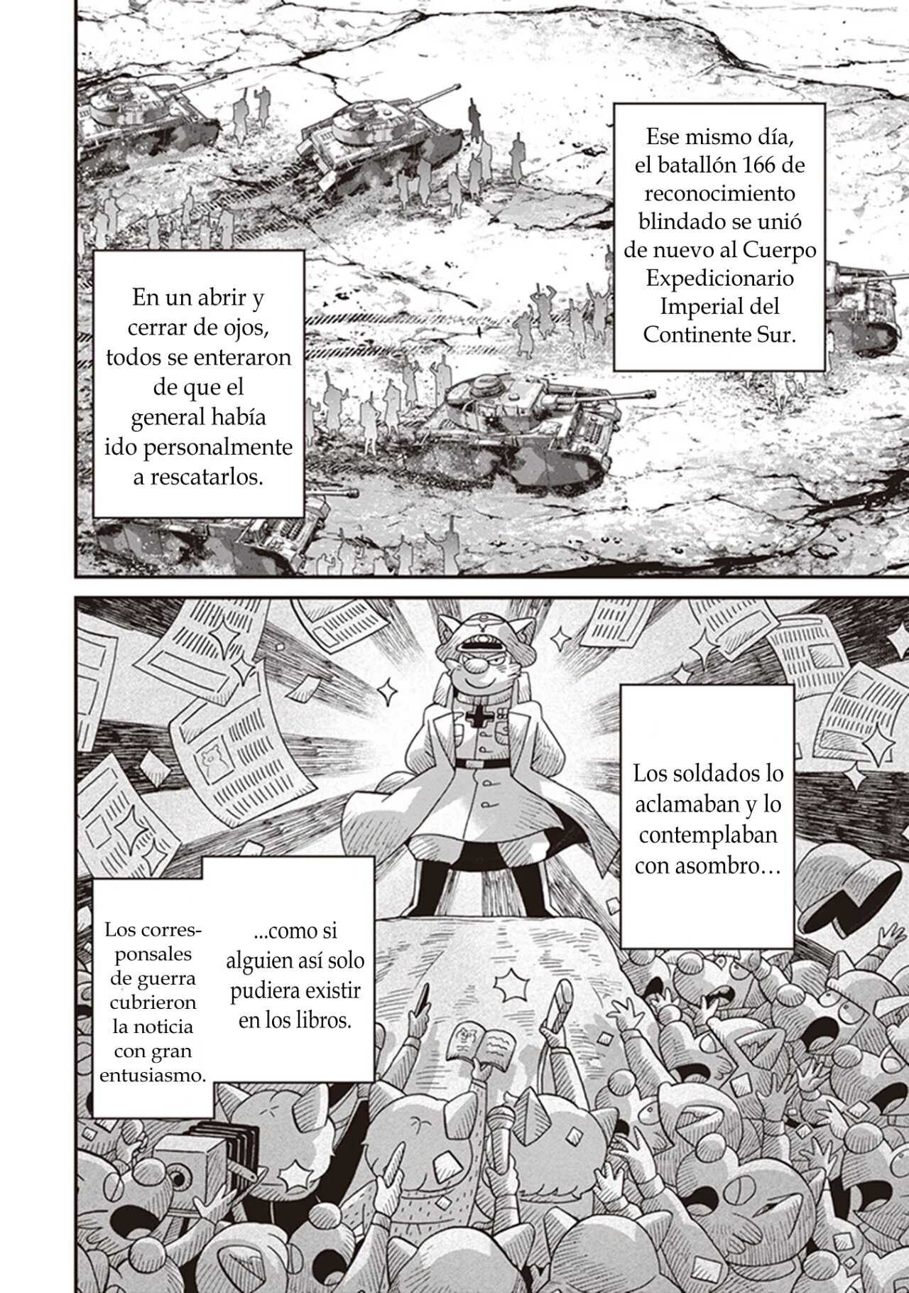 Youjo Senki Capitulo 66: La Campaña del Sur VI página 24