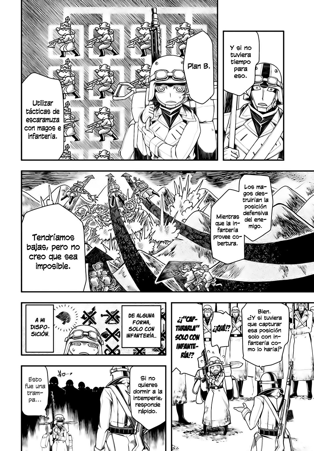 Youjo Senki Capitulo 7: Escuela Superior de Guerra II página 10