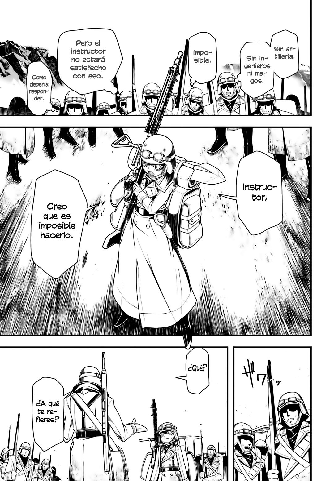 Youjo Senki Capitulo 7: Escuela Superior de Guerra II página 11