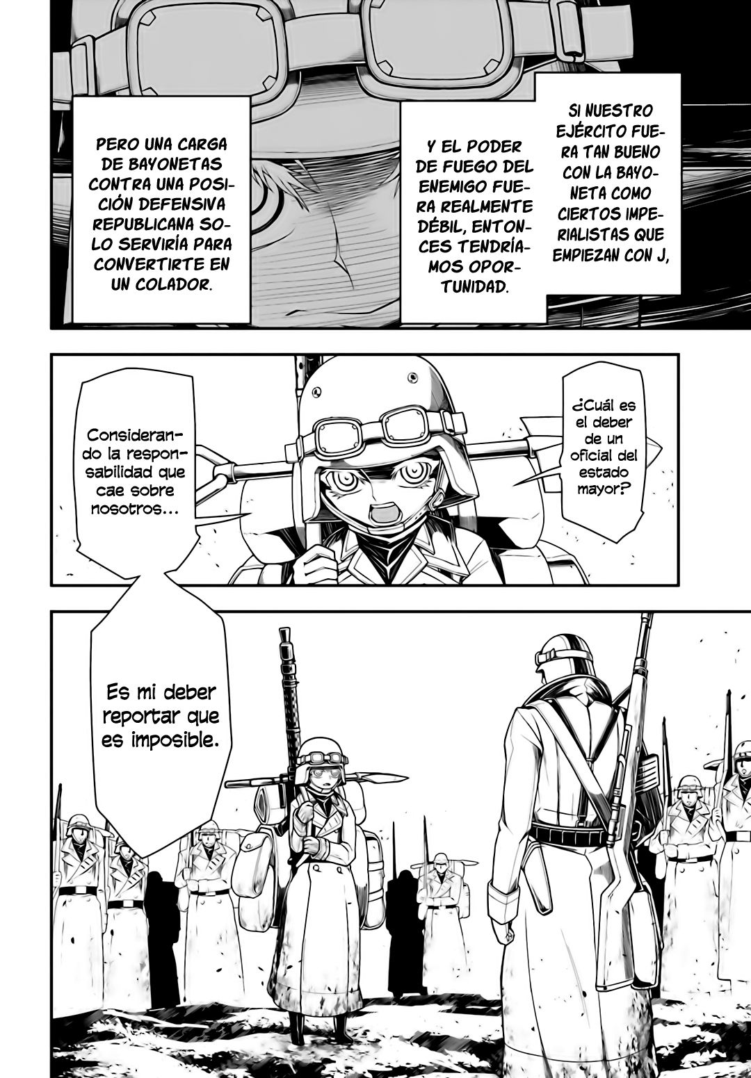 Youjo Senki Capitulo 7: Escuela Superior de Guerra II página 12