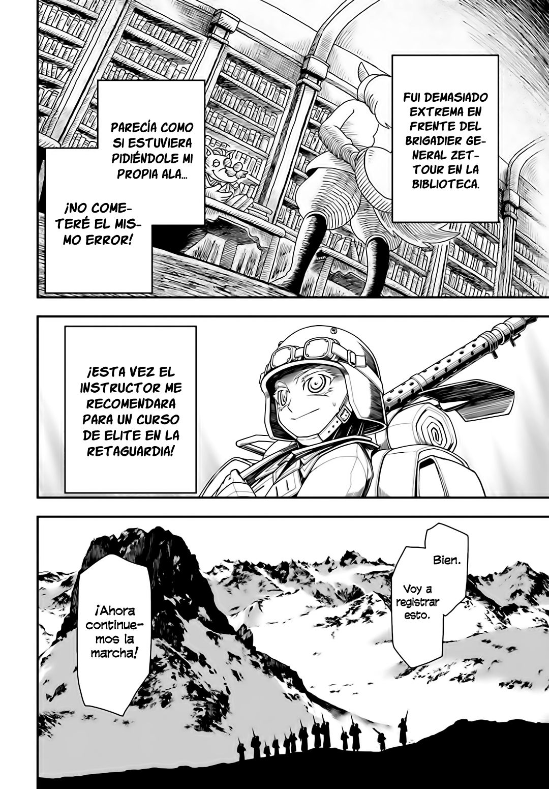 Youjo Senki Capitulo 7: Escuela Superior de Guerra II página 14