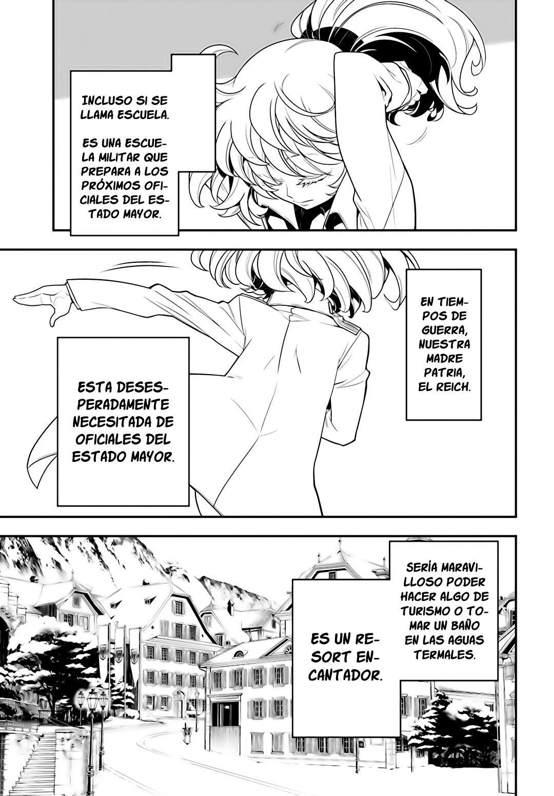 Youjo Senki Capitulo 7: Escuela Superior de Guerra II página 3