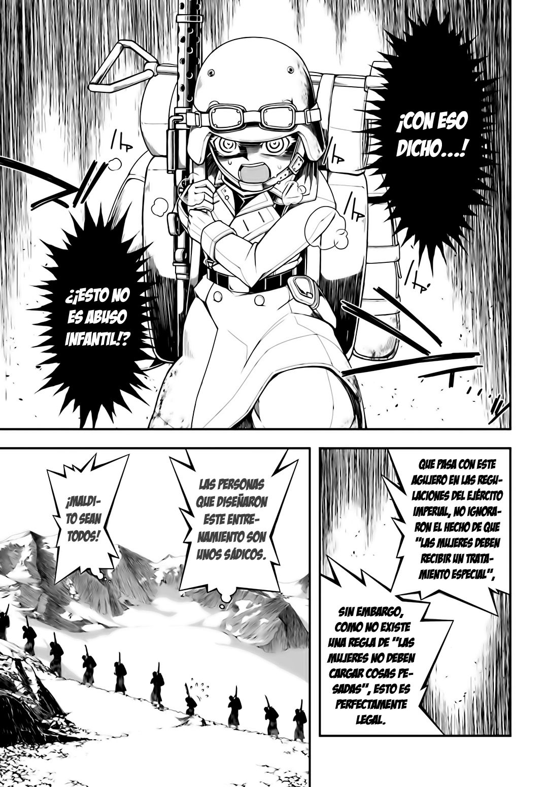 Youjo Senki Capitulo 7: Escuela Superior de Guerra II página 7