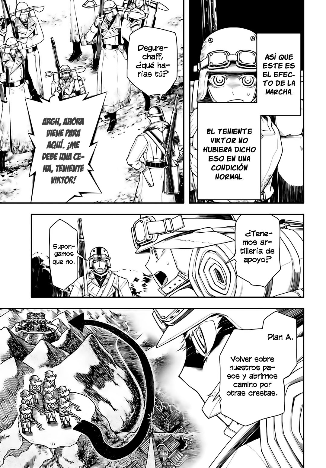 Youjo Senki Capitulo 7: Escuela Superior de Guerra II página 9