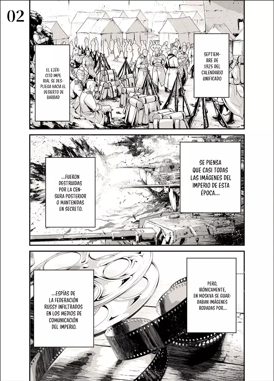Youjo Senki Capitulo 70.5: Documental sobre la Gran Guerra página 3