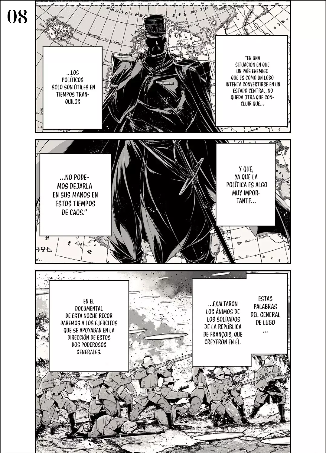 Youjo Senki Capitulo 70.5: Documental sobre la Gran Guerra página 9
