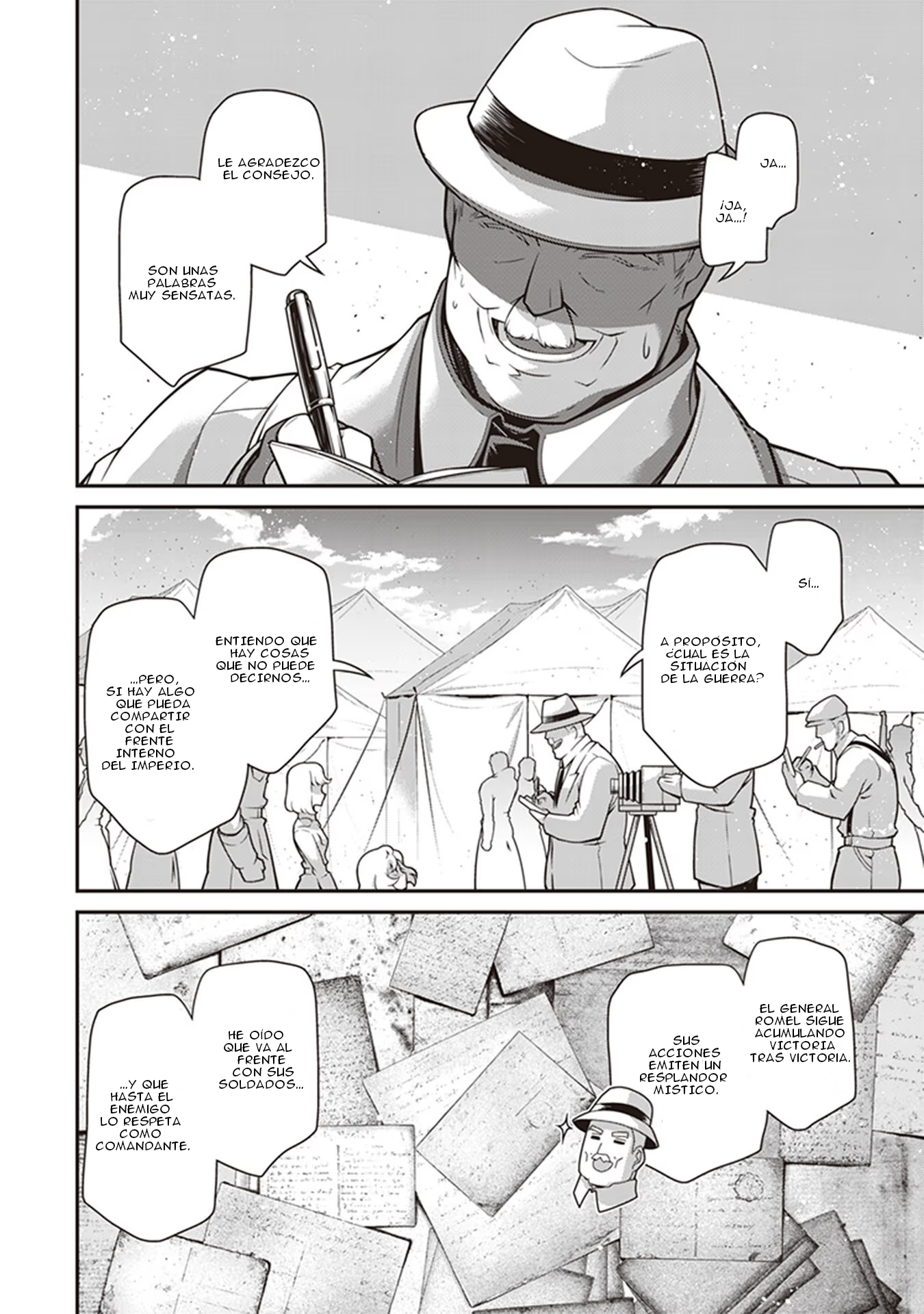 Youjo Senki Capitulo 70: La Campaña del Sur X página 55