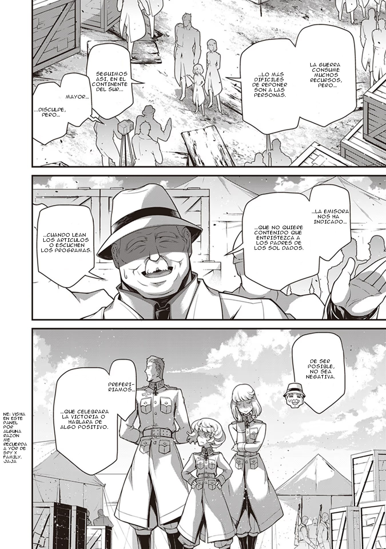 Youjo Senki Capitulo 70: La Campaña del Sur X página 57