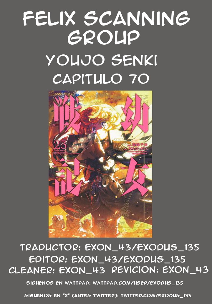 Youjo Senki Capitulo 70: La Campaña del Sur X página 61